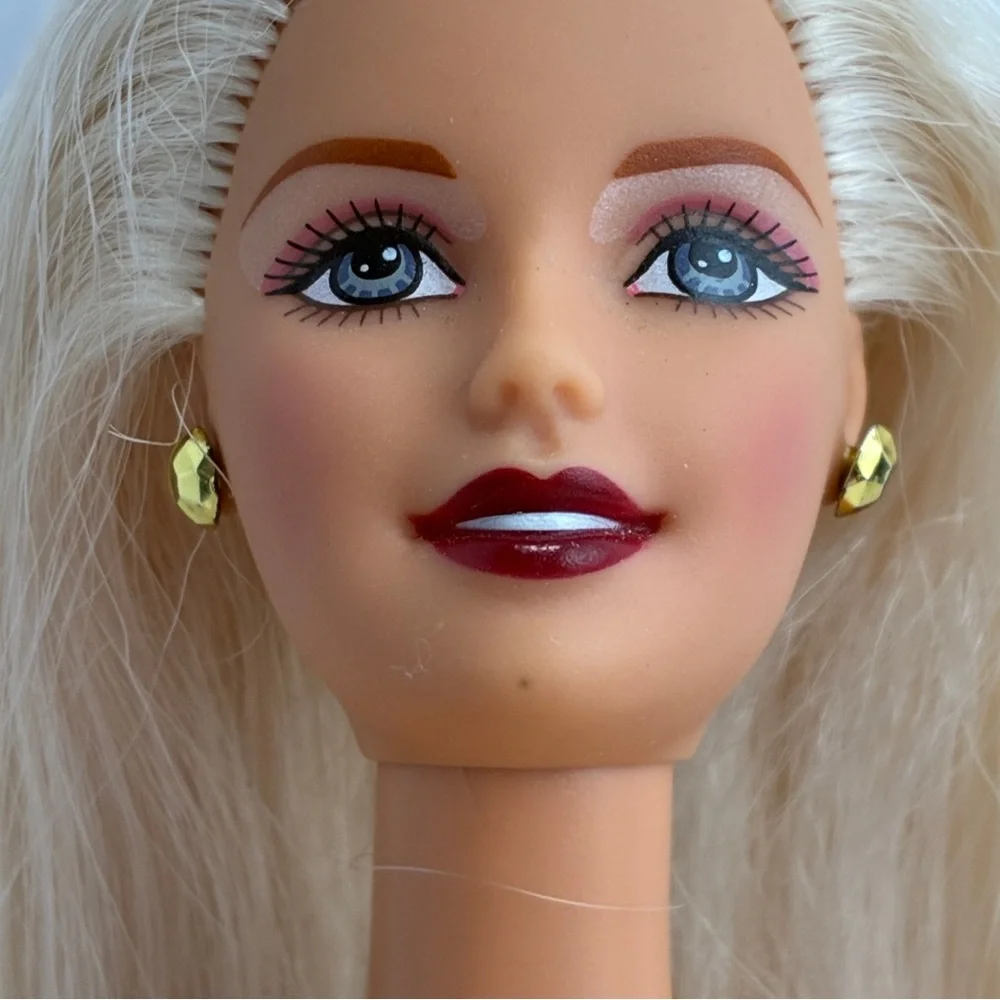 Barbie Doll CEO Face Blonde Hair Gold Accessories - Y2K New Year Holiday Release